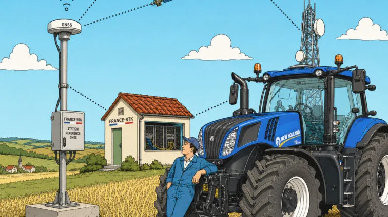 Vignette France RTK — Réseau RTK agricole souverain